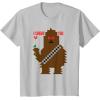 image:imageStar Wars Chewbacca I Chews You Valentines Day TShirtSilver Grey