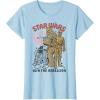 image:imageStar Wars Chewbacca R2D2 C3PO Join The Rebellion TShirtBaby Blue