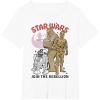 image:imageStar Wars Chewbacca R2D2 C3PO Join The Rebellion TShirtWhite