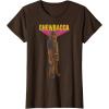 image:imageStar Wars Chewbacca Retro In Your Face Burst Graphic TShirt TShirtBrown