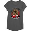 image:imageStar Wars Chewbacca Socks Again Holiday Portrait TShirtAsphalt Grey