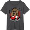 image:imageStar Wars Chewbacca Socks Again Holiday Portrait TShirtDark Heather Grey