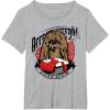 image:imageStar Wars Chewbacca Socks Again Holiday Portrait TShirtHeather Grey