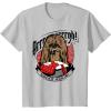 image:imageStar Wars Chewbacca Socks Again Holiday Portrait TShirtSilver Grey