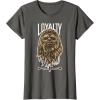 image:imageStar Wars Chewbacca Wookie Rebel Loyalty TShirt TShirtAsphalt Grey