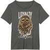 image:imageStar Wars Chewbacca Wookie Rebel Loyalty TShirt TShirtAsphalt Grey
