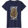 image:imageStar Wars Chewbacca Wookie Rebel Loyalty TShirt TShirtNavy Blue