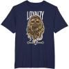 image:imageStar Wars Chewbacca Wookie Rebel Loyalty TShirt TShirtNavy Blue