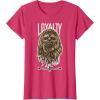 image:imageStar Wars Chewbacca Wookie Rebel Loyalty TShirt TShirtRed Heather