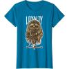 image:imageStar Wars Chewbacca Wookie Rebel Loyalty TShirt TShirtSapphire Blue