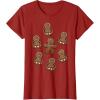 image:imageStar Wars Chewie Porg Gingerbread Cookies Christmas TShirt TShirtCranberry Red