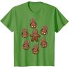 image:imageStar Wars Chewie Porg Gingerbread Cookies Christmas TShirt TShirtGrass Green