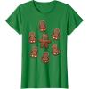 image:imageStar Wars Chewie Porg Gingerbread Cookies Christmas TShirt TShirtKelly Green