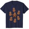 image:imageStar Wars Chewie Porg Gingerbread Cookies Christmas TShirt TShirtNavy Blue