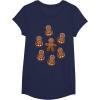 image:imageStar Wars Chewie Porg Gingerbread Cookies Christmas TShirt TShirtNavy Blue