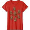 image:imageStar Wars Chewie Porg Gingerbread Cookies Christmas TShirt TShirtRed