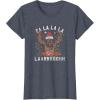 image:imageStar Wars Christmas Chewbacca Lights amp Presents Fa La La TShirtHeather Blue