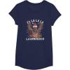 image:imageStar Wars Christmas Chewbacca Lights amp Presents Fa La La TShirtNavy Blue