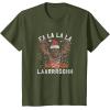 image:imageStar Wars Christmas Chewbacca Lights amp Presents Fa La La TShirtOlive Green