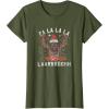 image:imageStar Wars Christmas Chewbacca Lights amp Presents Fa La La TShirtOlive Green