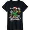 image:imageStar Wars Christmas Chewbacca Tangled Lights TShirt TShirtBlack