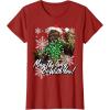 image:imageStar Wars Christmas Chewbacca Tangled Lights TShirt TShirtCranberry Red