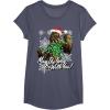 image:imageStar Wars Christmas Chewbacca Tangled Lights TShirt TShirtHeather Blue