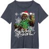 image:imageStar Wars Christmas Chewbacca Tangled Lights TShirt TShirtHeather Blue