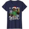 image:imageStar Wars Christmas Chewbacca Tangled Lights TShirt TShirtNavy Blue