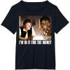 image:imageStar Wars Im in it for the Money Han Solo Chewbacca TShirt TShirtBlack