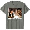 image:imageStar Wars Im in it for the Money Han Solo Chewbacca TShirt TShirtOlive Heather