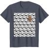 image:imageStar Wars Stormtrooper Chewbacca In Crowd Graphic TShirt TShirtHeather Blue
