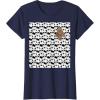 image:imageStar Wars Stormtrooper Chewbacca In Crowd Graphic TShirt TShirtNavy Blue