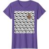 image:imageStar Wars Stormtrooper Chewbacca In Crowd Graphic TShirt TShirtPurple Heather