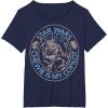 image:imageStar Wars The Rise Of Skywalker Chewie Is My Copilot Outline TShirtNavy Blue