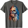 image:imageStar Wars Chewbacca Awesome Geometric Style Chewie Portrait TShirtAsphalt Grey