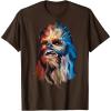image:imageStar Wars Chewbacca Awesome Geometric Style Chewie Portrait TShirtBrown