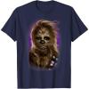 image:imageStar Wars Chewbacca Beauty Portrait TShirtNavy Blue