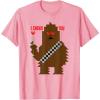 image:imageStar Wars Chewbacca I Chews You Valentines Day TShirtPink