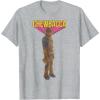 image:imageStar Wars Chewbacca Retro In Your Face Burst Graphic TShirt TShirtHeather Grey