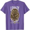 image:imageStar Wars Chewbacca Wookie Rebel Loyalty TShirt TShirtPurple Heather