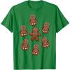 image:imageStar Wars Chewie Porg Gingerbread Cookies Christmas TShirt TShirtKelly Green