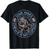 image:imageStar Wars The Rise Of Skywalker Chewie Is My Copilot Outline TShirtBlack