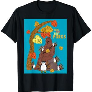 image:imageStar Wars Chewbacca Here For the Porgs Thanksgiving TShirtBlack