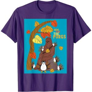 image:imageStar Wars Chewbacca Here For the Porgs Thanksgiving TShirtPurple