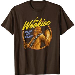image:imageStar Wars Chewbacca I Am Wookiee Hear Me Roar TShirtBrown
