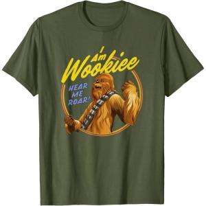 image:imageStar Wars Chewbacca I Am Wookiee Hear Me Roar TShirtOlive Green