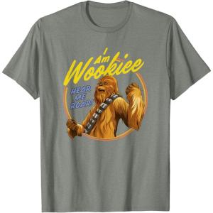 image:imageStar Wars Chewbacca I Am Wookiee Hear Me Roar TShirtOlive Heather