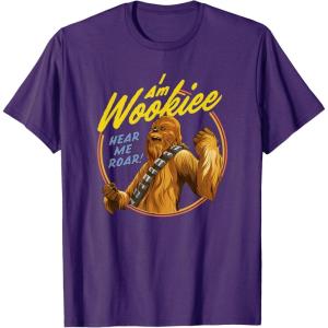 image:imageStar Wars Chewbacca I Am Wookiee Hear Me Roar TShirtPurple