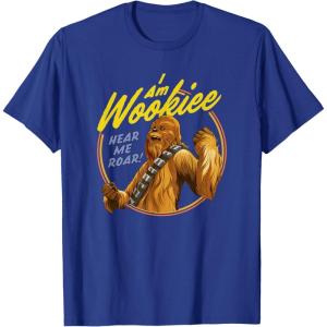 image:imageStar Wars Chewbacca I Am Wookiee Hear Me Roar TShirtRoyal Blue
